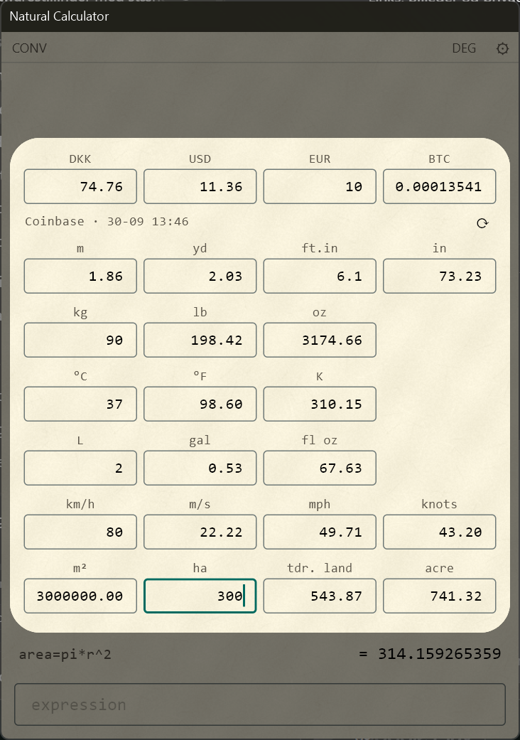 Currency and unit converter